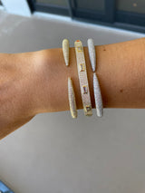 Pave Claw Bangle