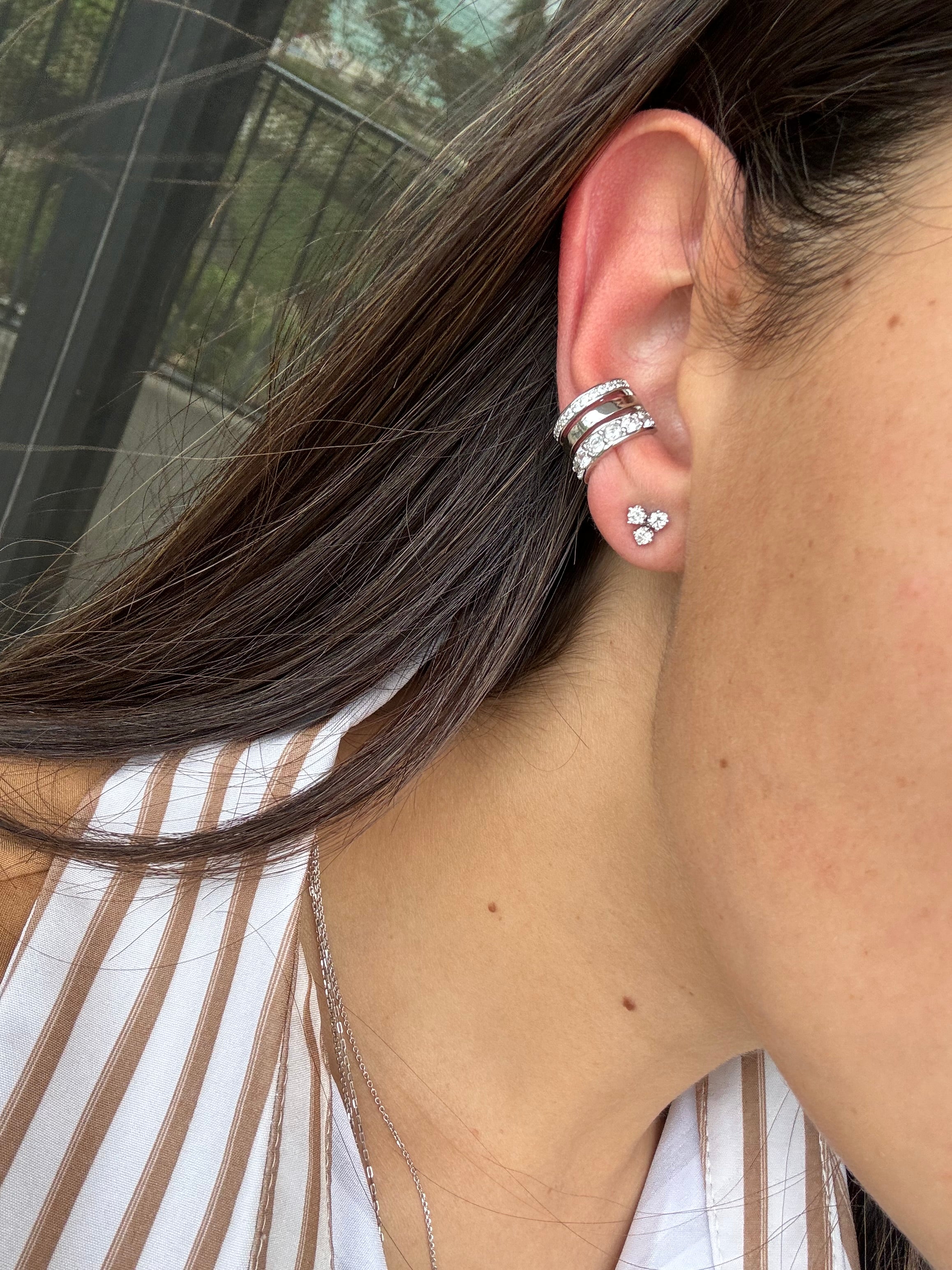 Three Row Ear Cuff