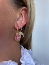 Pave Ladybug Earring