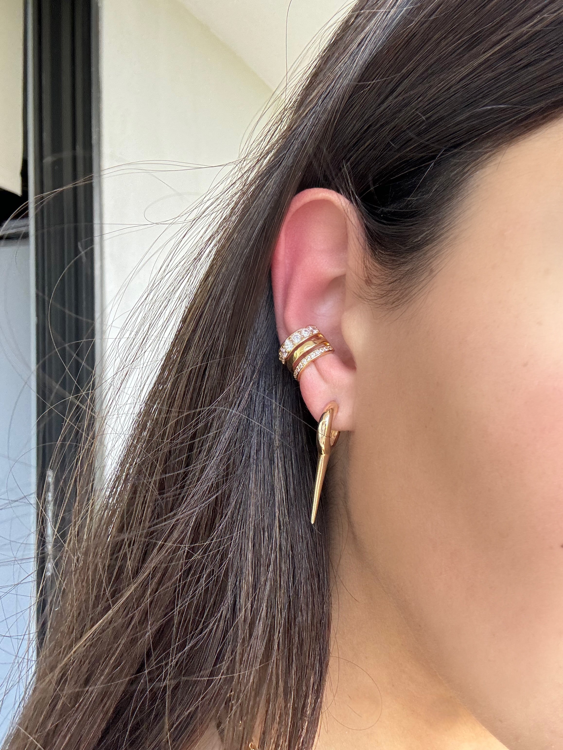 Three Row Ear Cuff