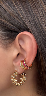 Three Row Ear Cuff