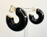 Enamel Bubble Hoops