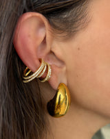 Large Gold Claw Earring