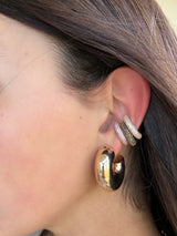 Chunky Pave ear cuff