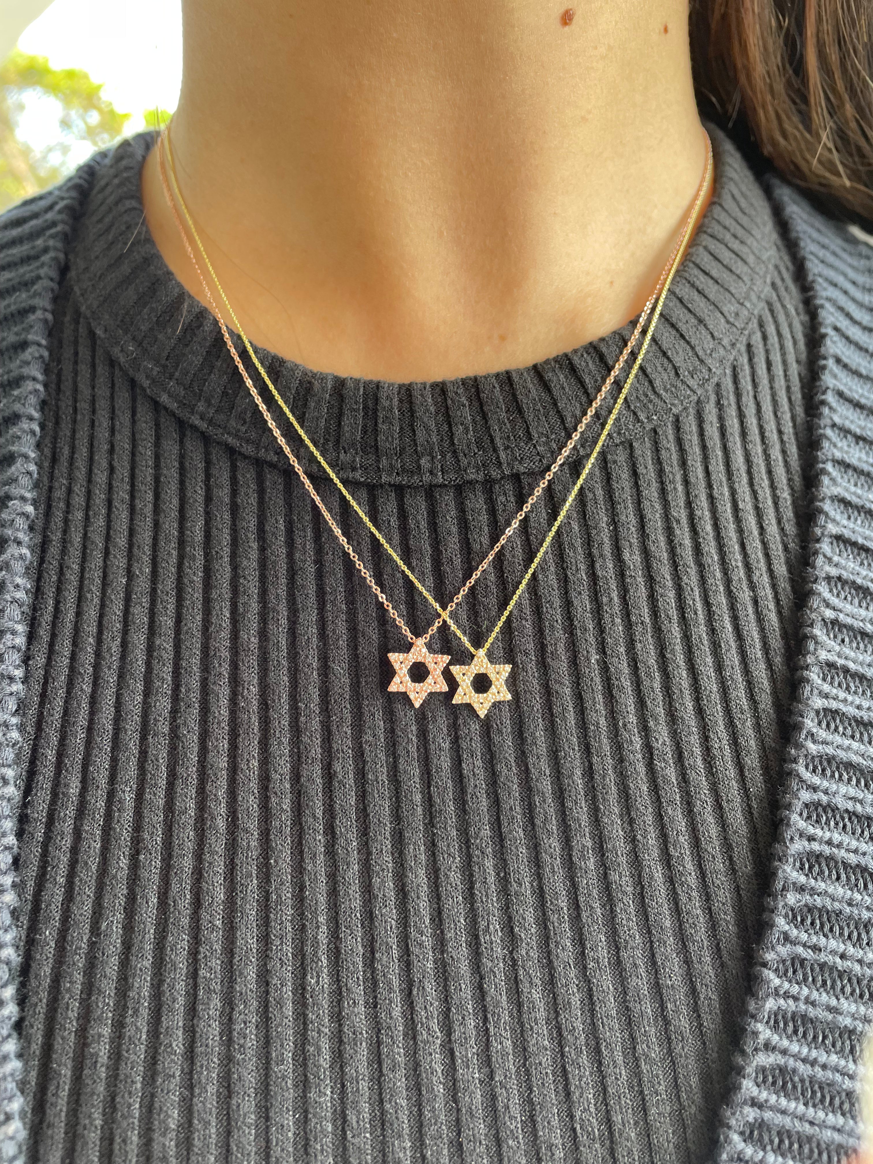 Star of David Dainty Necklace